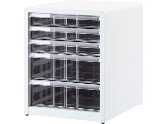 ナカバヤシ アバンテV2レターケース A4タテ型 浅3段・深2段 シロ