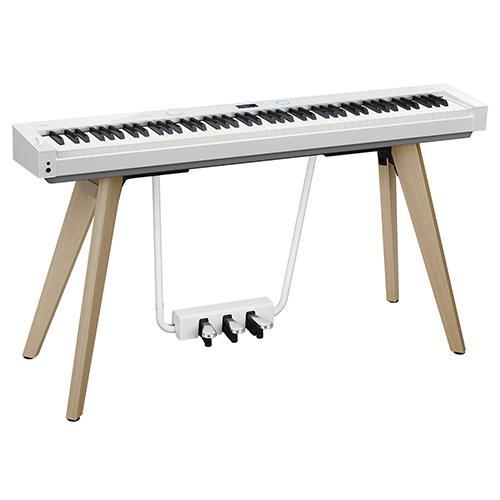 CASIO カシオ PX-S7000WE（ホワイト） Privia 電子ピアノ 88鍵盤 スタンド・ペダル一体型 スマホ・タブレット連携