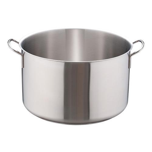 遠藤商事 インダクション18-8半寸胴鍋（蓋無） 45cm