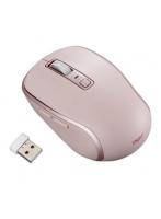 ナカバヤシ MUS-RKF216P（ピンク） 無線静音5ボタンBlueLEDマウス