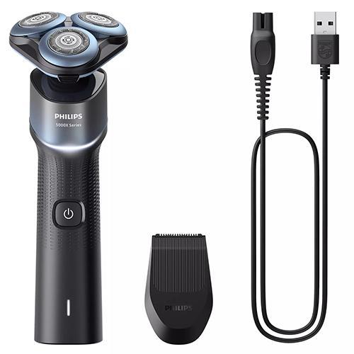 フィリップス PHILIPS X5006/05（アクアブルー/ブラック） Shaver series 5000X 回転式 ウェット＆ドライ電気シェーバー
