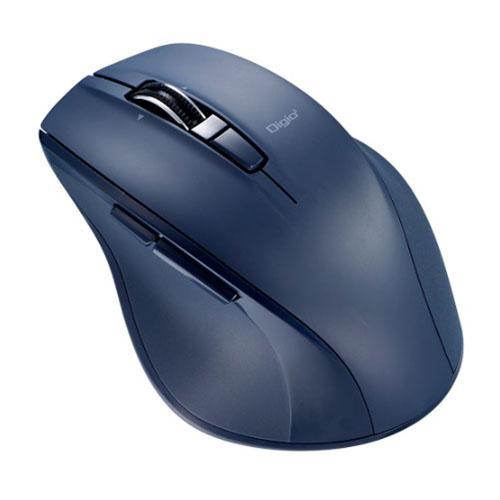 ナカバヤシ MUS-BKF165NB(ネイビー) 高速スクロールホイール搭載 神速シリーズBluetooth静音5ボタンBlueLEDマウス ナカバヤシ MUS-BKF165NB(ネイビー) 高速スクロールホイール搭載 神速シリーズBluetooth静音5ボタンBlueLEDマウス