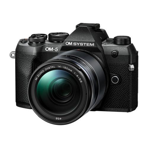 OM SYSTEM OM-5 Mark II BLK（ブラック）14-150mm II レンズキット ミラーレスデジタル一眼カメラ IP53防水防塵対応