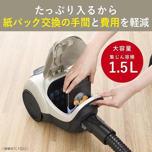 三菱 MITSUBISHI TC-FD2D-N（プレミアムゴールド） Be-K クリーナー 紙パック式掃除機