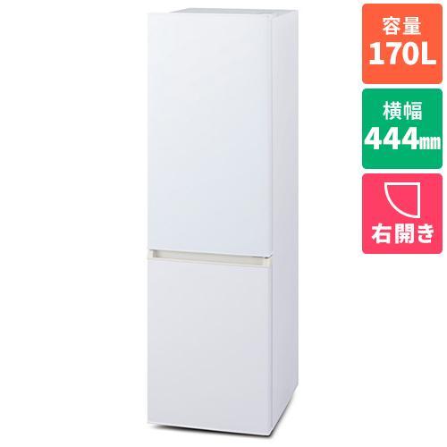 アイリスオーヤマ Iris Ohyama IRSD-17A-WH 2ドア ナチュラルホワイト 冷凍冷蔵庫 右開き 170L 幅444mm 32,697円