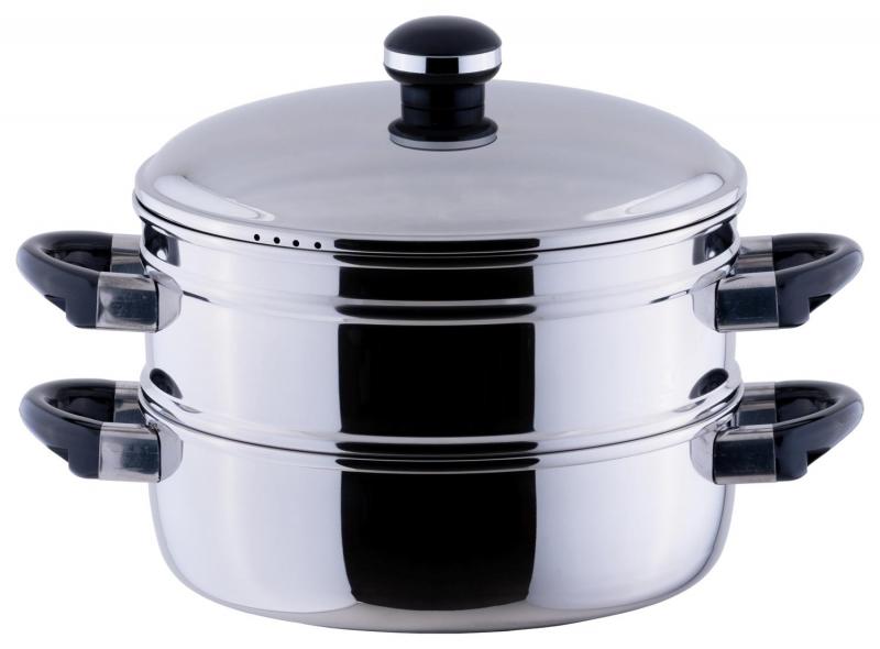 宮崎製作所 オブジェ 蒸し器 22cm 日本製 5年保証 軽量 OJ-7-6 シルバー