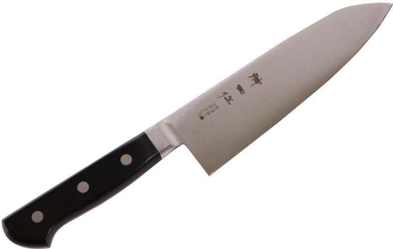 カンダ 三徳包丁 180mm 神田作 モリブデン鋼 黒合板 129091