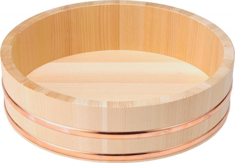 木曽工芸 おひつ 日本製 木製 さわら 寿司飯台 39cm 約1升用 FH-39