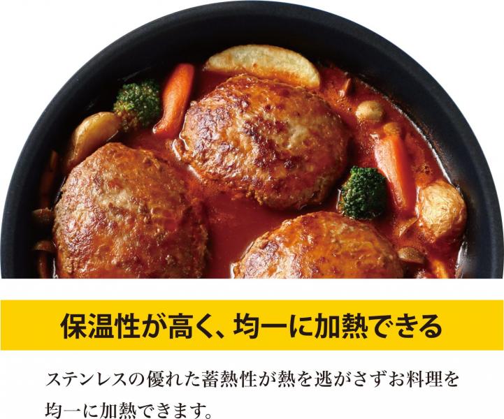 ウルシヤマ金属工業 フライパン 22cm IH対応 日本製 クワトロプラス QTP-F22
