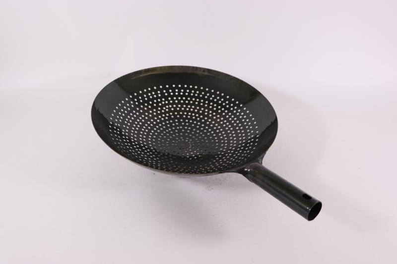 山田工業所 ザーレン 39cm 日本製 油通し 揚げ物 鉄プレス 鉄打出ザーレン 001080