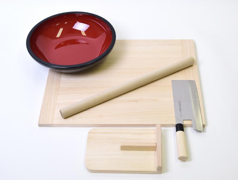 木曽工芸 蕎麦打ちセット 小 （2～3人前用）