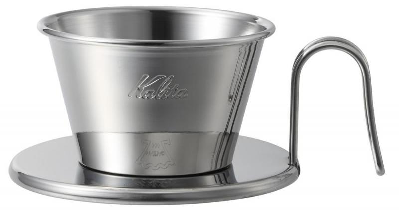 カリタ Kalita コーヒー ドリッパー ウェーブシリーズ ステンレス製 1～2人用 日本製 燕 WDS-155 ドリップ 器具 喫茶店 カフェ アウトドア キャンプ 6,800円