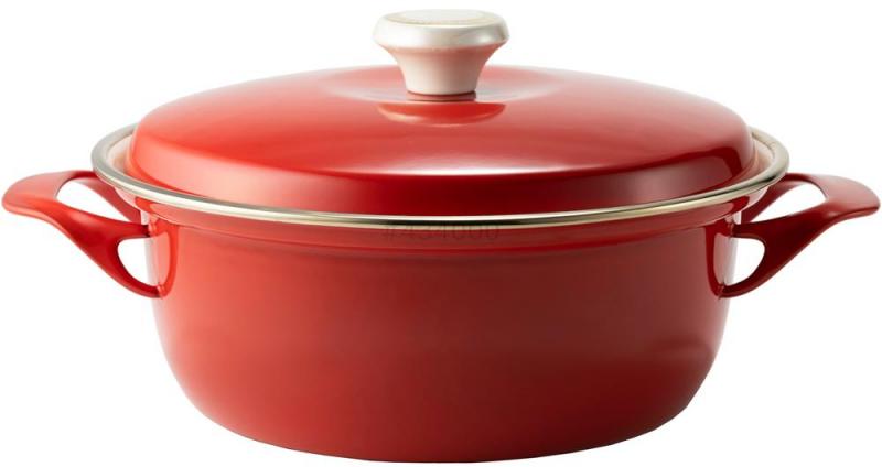 富士ホーロー ソリッド ソースパン 18cm SD-18S マスタード M