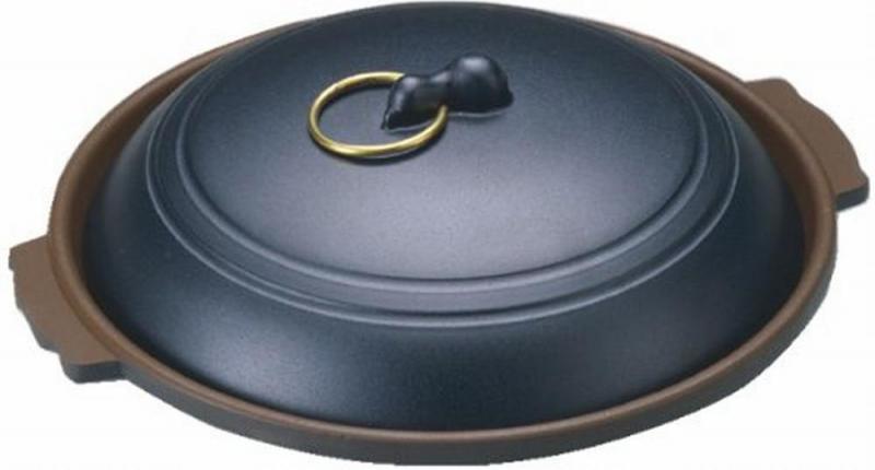 イシガキ 陶板 味の匠 アルミフッ素 19cm 陶板焼き ケース販売 16個セット