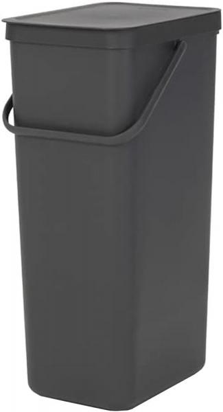 ブラバンシア ゴミ箱 ダストボックス フタ付 ソート＆ゴー コンパクト キッチン周り 40L グレイ 251047 10,032円