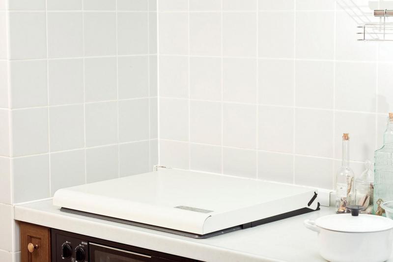 池永鉄工 コンロカバー 油はねガード 両用 日本製 ガス・IH 61.5×51.5×4.5cm 調理スペース コンロ 蓋 アイボリー IK-20W 9,936円