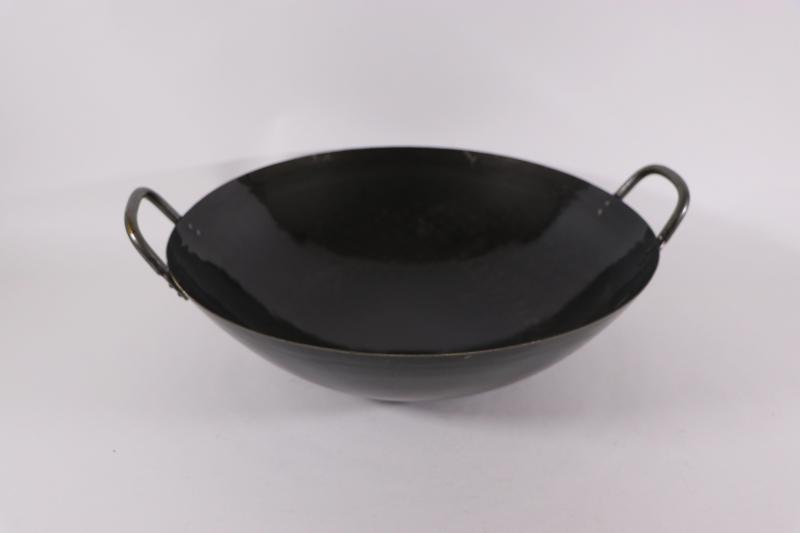 山田工業所 両手 中華鍋 51cm 業務用 鉄鍋 鉄打出片手中華鍋 001008
