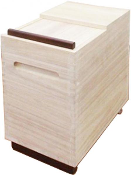 オスマック 米びつ 桐製 10kg 防虫 後部キャスター付 ライスボックス RPO-10