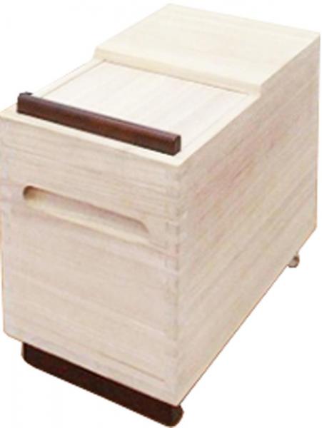 オスマック 米びつ 桐製 5kg 防虫 後部キャスター付 ライスボックス RPO-5