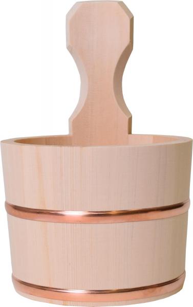 木曽工芸 湯おけ 日本製 木製 ひのき 手付き桶 銅タガ