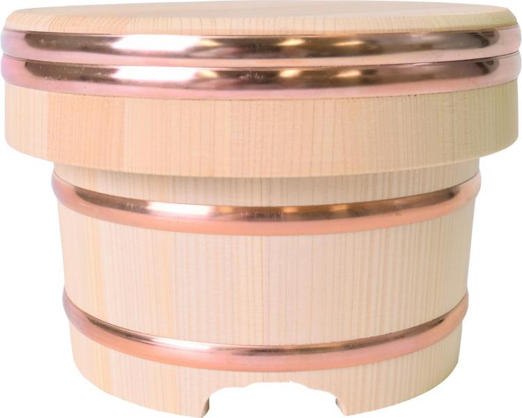 木曽工芸 おひつ 江戸型 日本製 木製 さわら 3合用