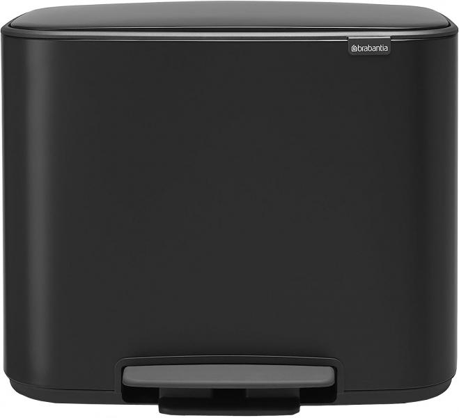 ブラバンシア ペダル式ゴミ箱 マットブラック 36リットル BO ダストボックス ソフトクローズ ベルギー製 121463 29,700円