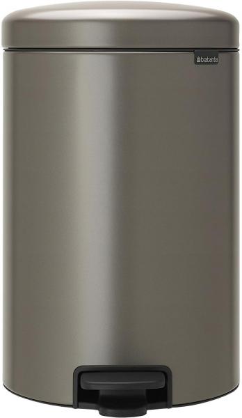 ブラバンシア ペダル式ゴミ箱 プラチナ 20L ニューアイコン 114045