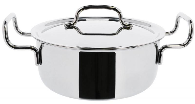 宮崎製作所 ジオ 両手鍋 25cm 日本製 IH対応 オール熱源対応 15年保証 GEO-25T 銀