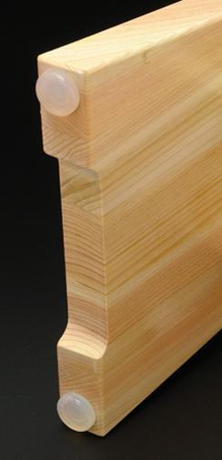 ダイワ産業 風呂椅子 木製 ひのき 日本製 防カビ 撥水加工 箱型 （大） 30cm IL-30