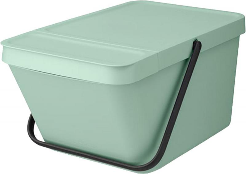 ブラバンシア 重ねて置ける ゴミ箱 20L ジェイドグリーン SO RT ＆ GO スタッカブル リサイクルビン 277764