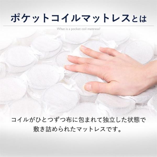 マットレス シングル ポケットコイル 厚さ20cm ホワイト×ブラック マットレス シングル ポケットコイル 厚さ20cm ホワイト×ブラック