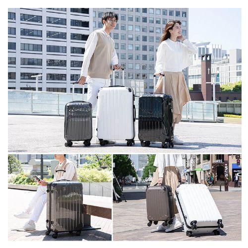 スーツケース Mサイズ 63L ダブルキャスター KD-SCK ツヤタイプ ブラック スーツケース Mサイズ 63L ダブルキャスター KD-SCK ツヤタイプ ブラック