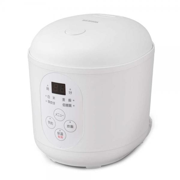 アイリスオーヤマ 炊飯器 1.5合 マイコン式 RC-MF15-W ホワイト