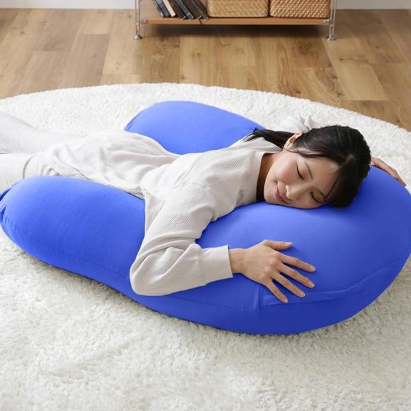 ビーンズMAX U字サポート ブルー