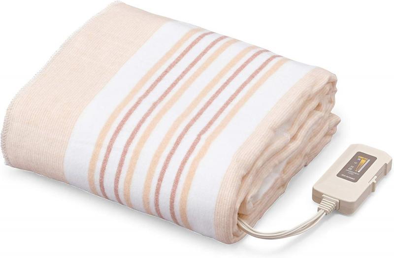 電気毛布 188×130 掛け敷きタイプ 自動切タイマー付 EHB-1813-T 洗える ブラウン