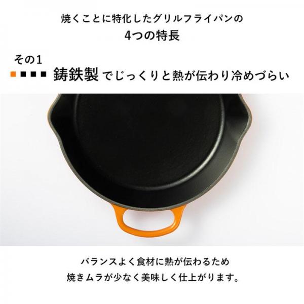 ルクルーゼ Padelle(グリルフライパン26cm)マルセイユブルー ルクルーゼ Padelle(グリルフライパン26cm)マルセイユブルー