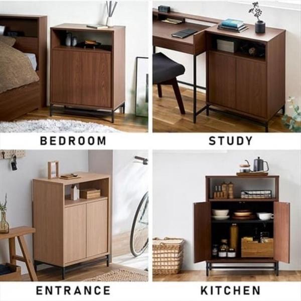 ユニットキャビネット UTC-590W ナチュラル/ブラック