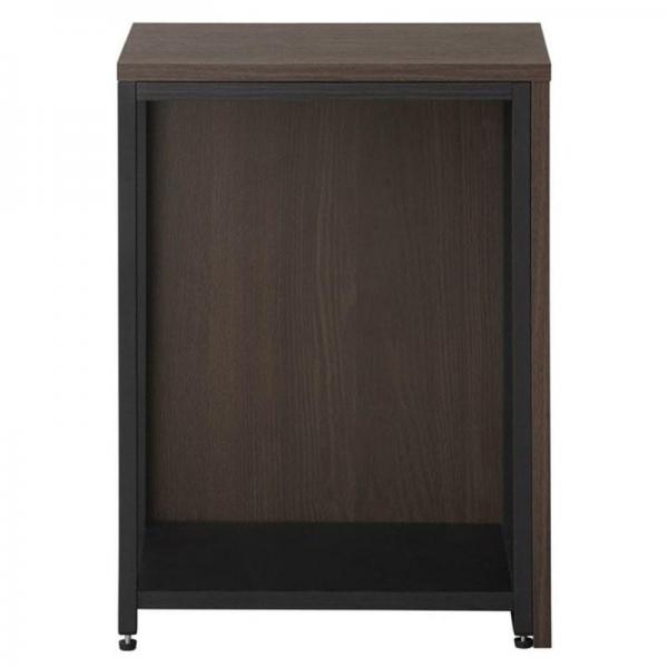 伸縮サイドテーブル SST-380 ウォールナット/ブラック