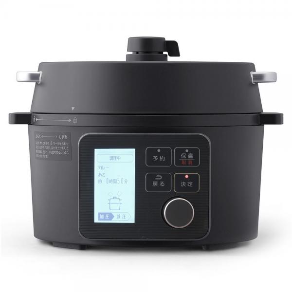 アイリスオーヤマ 電気圧力鍋 2.2L ブラック PMPC-MA2-B0.1