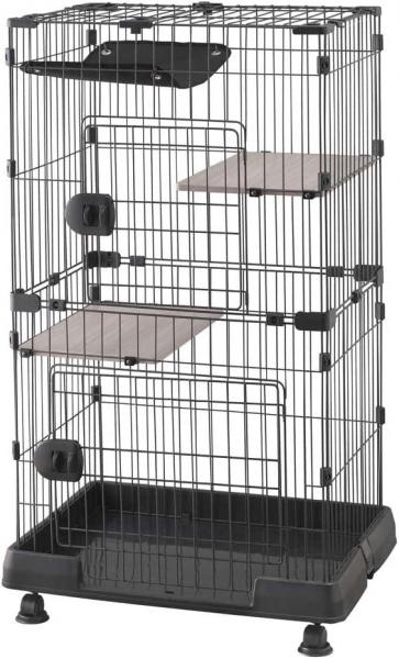 ミニキャットケージ ハンモック付き PMCC115H マットグレー