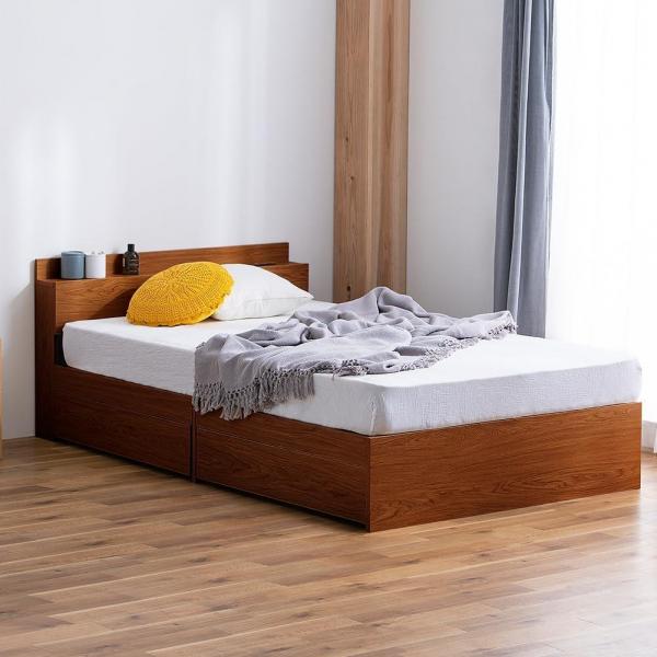 収納ベッドS STB-S ブラウン