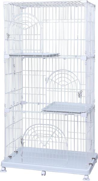 ペットケージ 3段 PEC-903 ホワイト