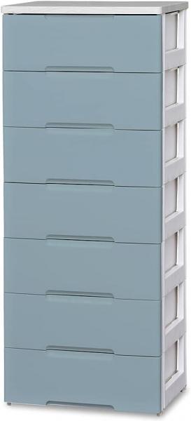 アイリスオーヤマ ウッドトップチェスト HG-557R スモーキーブルー 12,802円