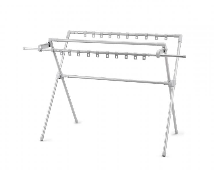 アイリスオーヤマ ふとん干し ダブルバー付き CSPX-230S グレー