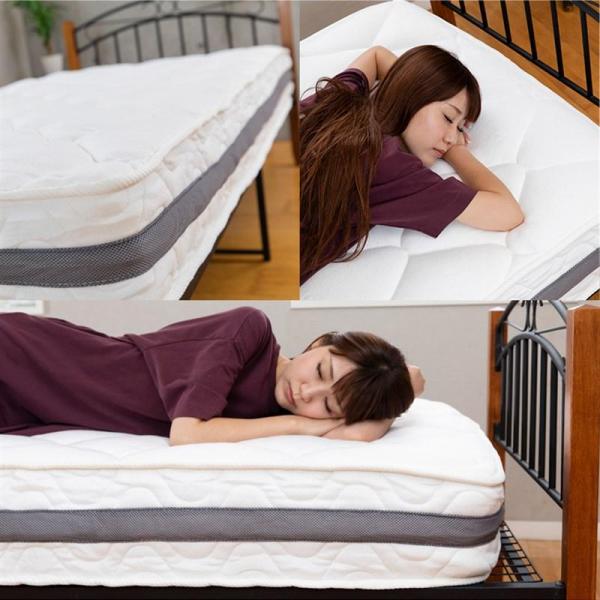 マットレス シングル ポケットコイル 厚さ20cm 3ZONE-PKTM-S