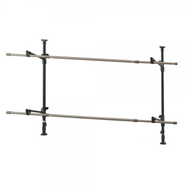 アイリスオーヤマ 木目調窓枠物干し MW-W190N ブラック