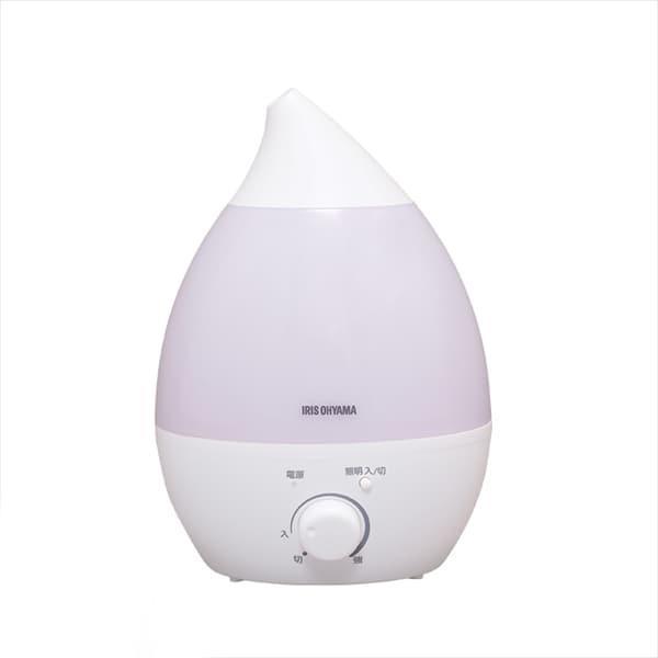 アイリスオーヤマ 超音波式加湿器 しずく型 2.8L UHM-280S-W ホワイト