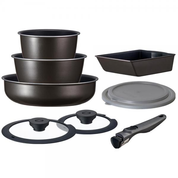 アイリスオーヤマ TERACOAT 深型9点セット EHDC-S9S グレイッシュブラウン 12,514円