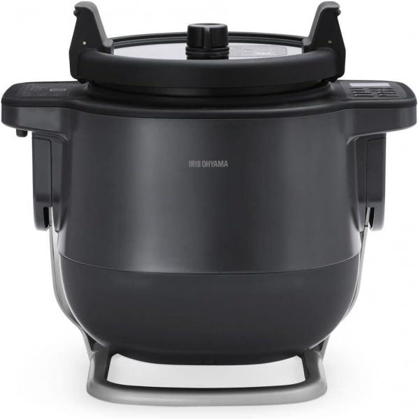 アイリスオーヤマ 自動かくはん式調理機 CHEF DRUM DAC-IA2-H グレー