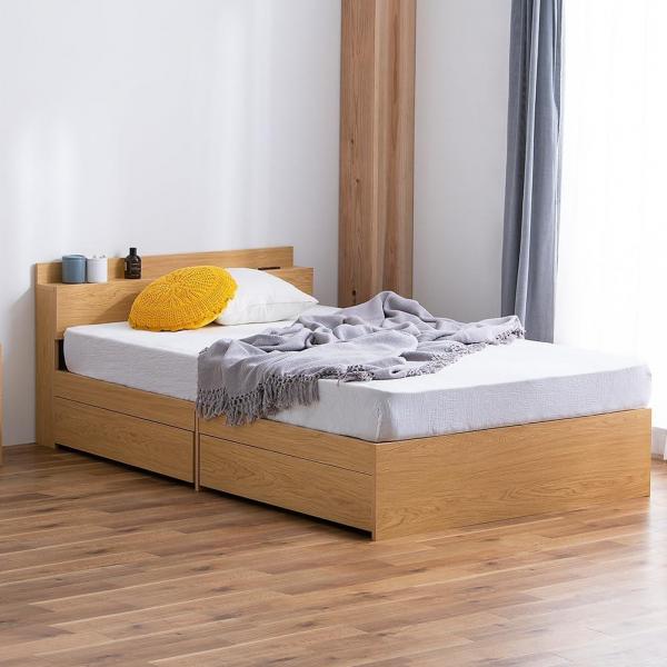 収納ベッドS STB-S ナチュラル